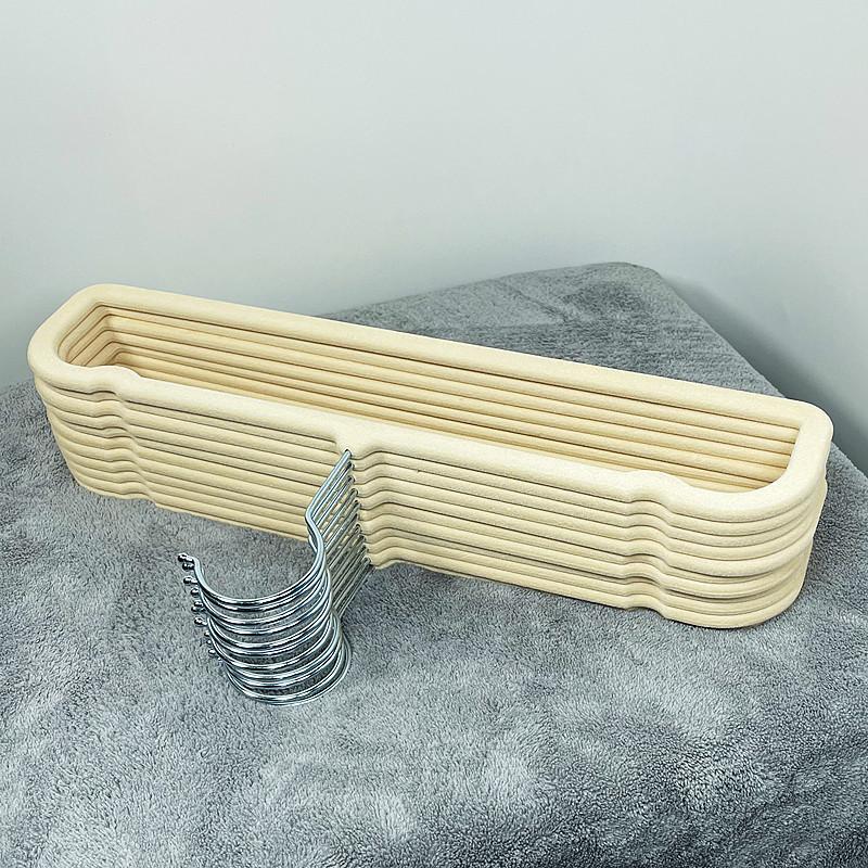 Modern Velvet Pants Hangers Set With Space Saving Design For Closet Organization