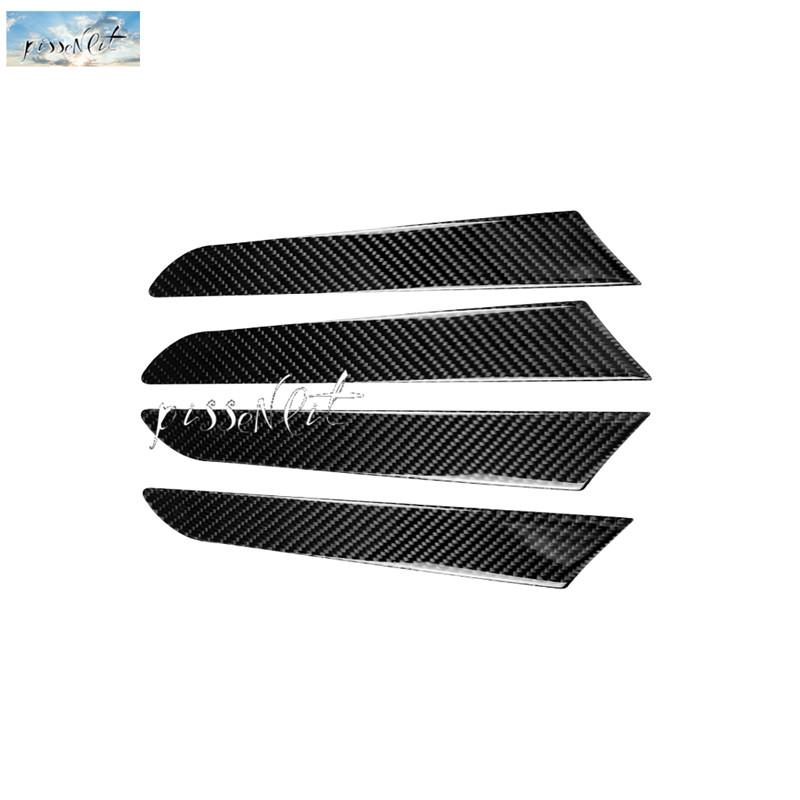 

Для Mazda CX-5 2017 100% настоящее углеродное волокно 4 шт. Защитная накладка на дверную ручку салона автомобиля, отделка, аксессуары для стайлинга автомобиля чёрный