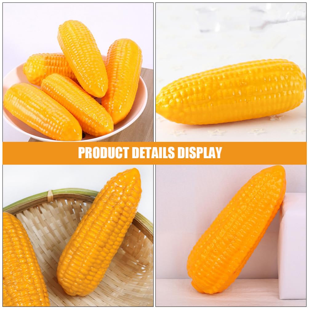 TOYMYTOY Vegetable Food Vegetable Vegetable DIY Decorative Set of 6 Models, Corn, Samples, Ornaments, Objects, Figurines, Samples, Toys, Props,