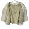 DRESSTERIOR 085-46001 White Fringed Tweed Jacket Jacket 36 whiteUsed