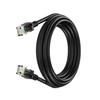 För PC Router Hållbar svart PVC CAT5 RJ45 Ethernet LAN Network Patch-kabel