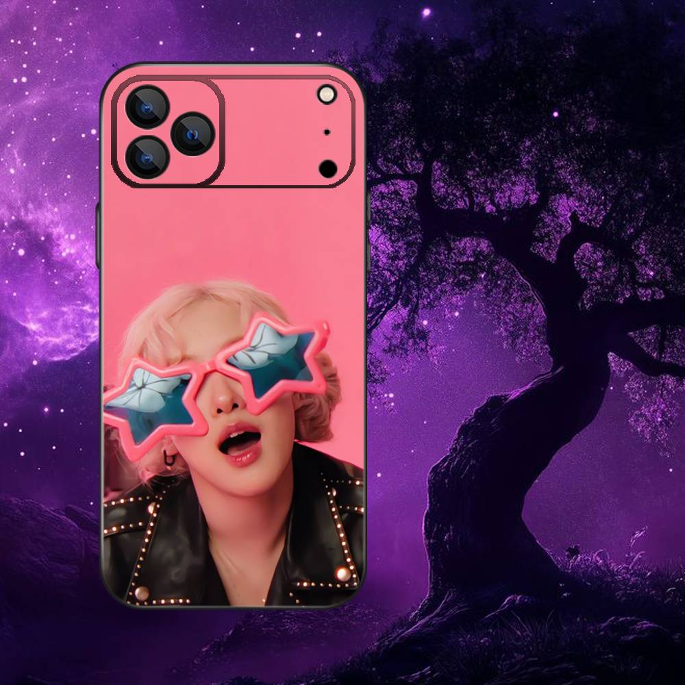 

Singer Apt Rose Phone Case For iPhone 17,16,15,14,13,12,Pro,Max,Plus,E,SE4,Air,Mini Black Soft Box iPhone16promax