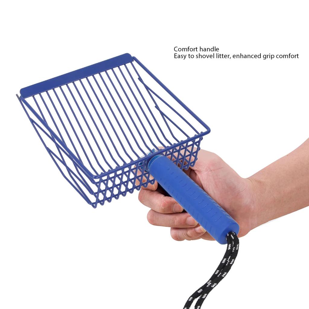 Katzenschaufel Abnehmbarer Griff Metall Schnelle Filtration Katzenschaufel Streuschaufel Für Katzenstreukiste Reinigung