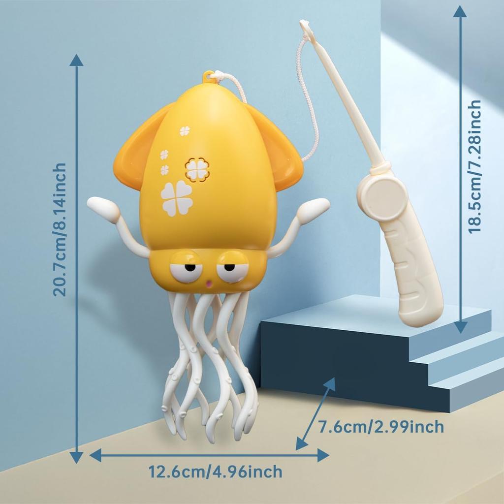 Elektrická tančící chobotnice hračka pro děti zvuk a světlo vyhýbání se překážkám lezoucí simulovaná chobotnice dětské zábavné interaktivní hračky