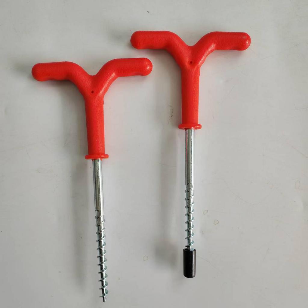 Ice Fishing Tent Ground Nail Fixer and Drill for Winter Angling Supplies