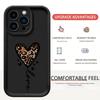 Leopard Heart Sandstone Groove iPhone 15/16/17 Case Cover
