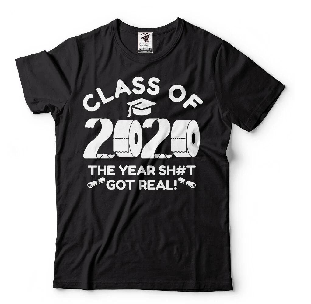 

Graduation T-shirts 2020 Class Of 2020 Quarantine Social Distancing Toilet Paper L