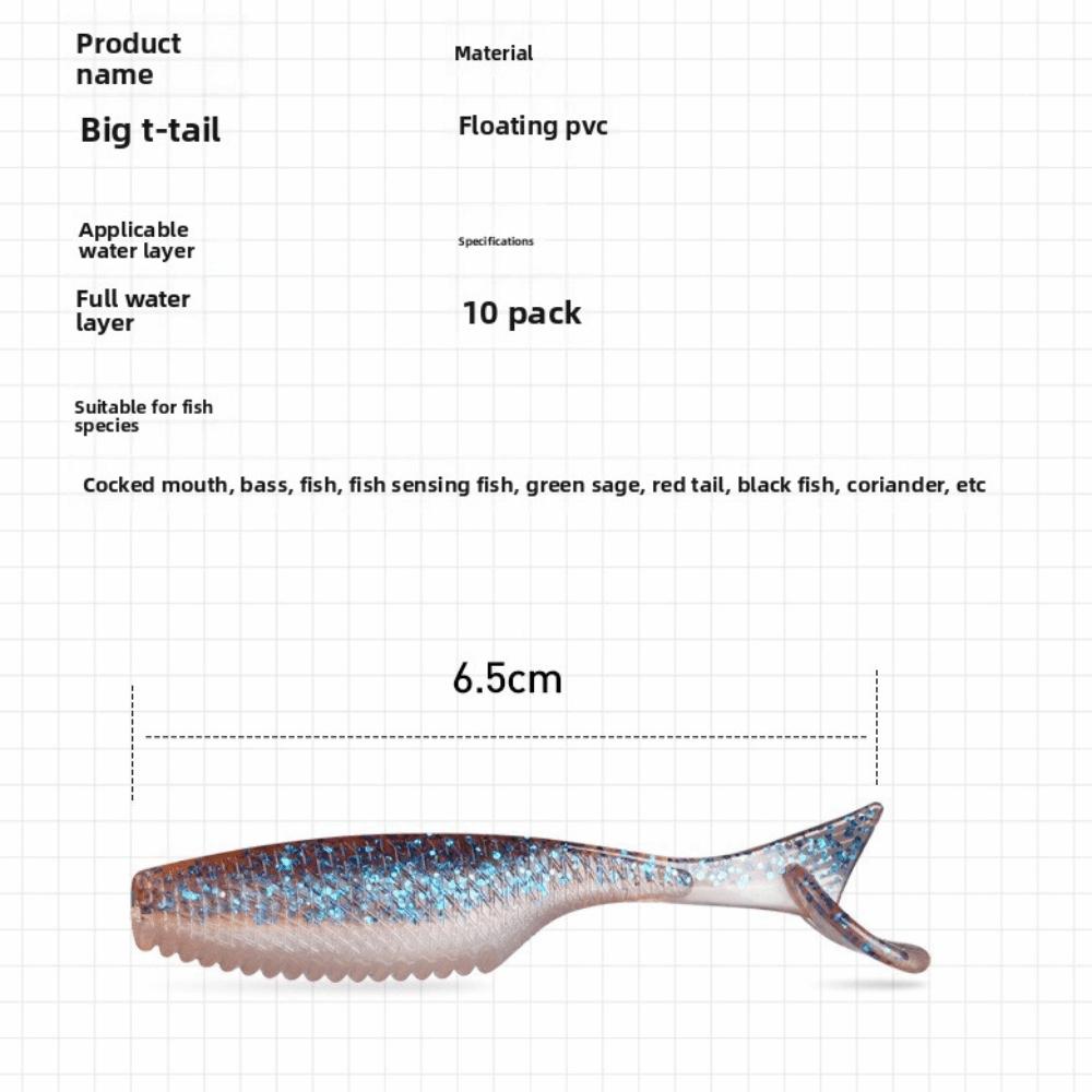 Akce pomalého potápění Návnada s pomalým potápěním Měkký materiál Rybaření Měkká nástraha Rybaření ve slané vodě