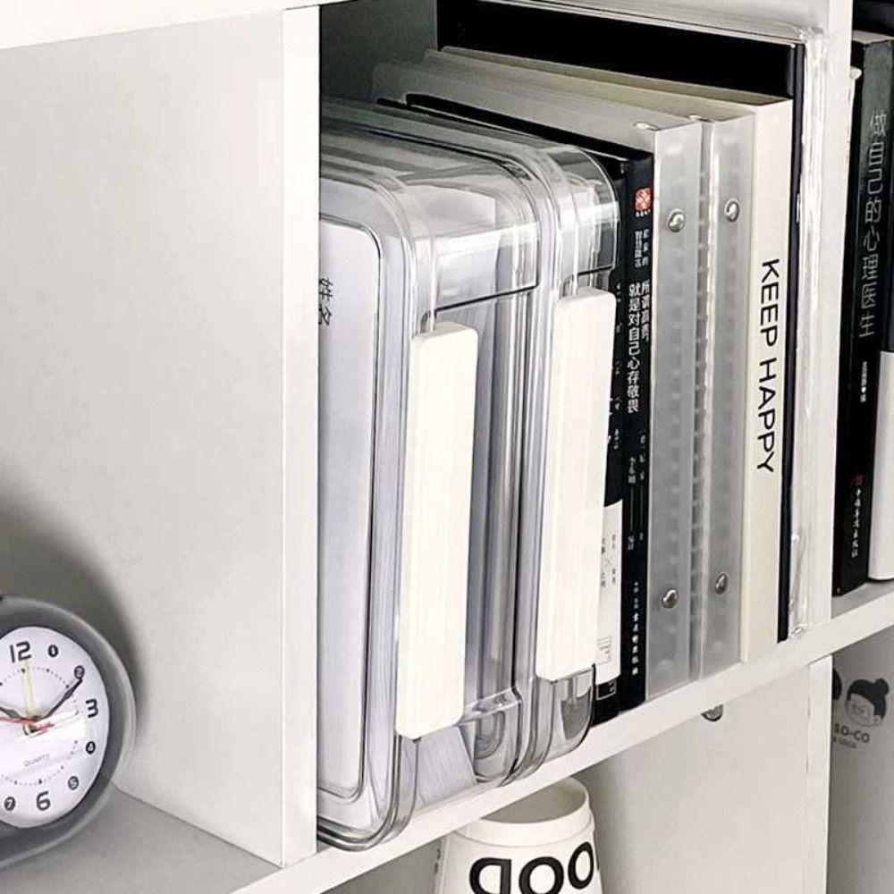 Large Capacity Desktop Paper Storage Box Transparent A4 Paper Storage Box File Storage Box  Office