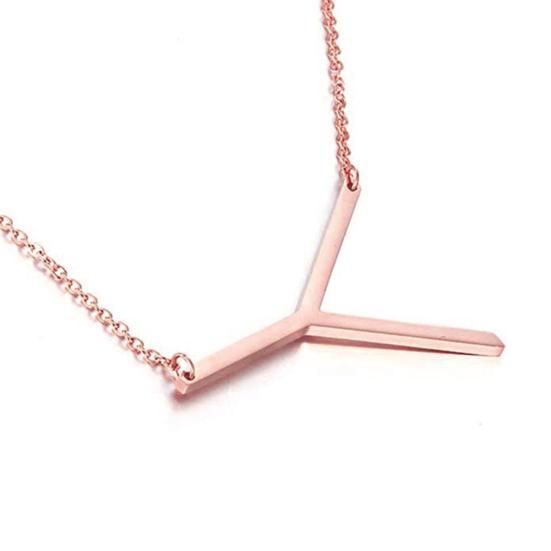 Women 26 English Letter Pendant Chain Necklace Choker Party Jewelry Gift