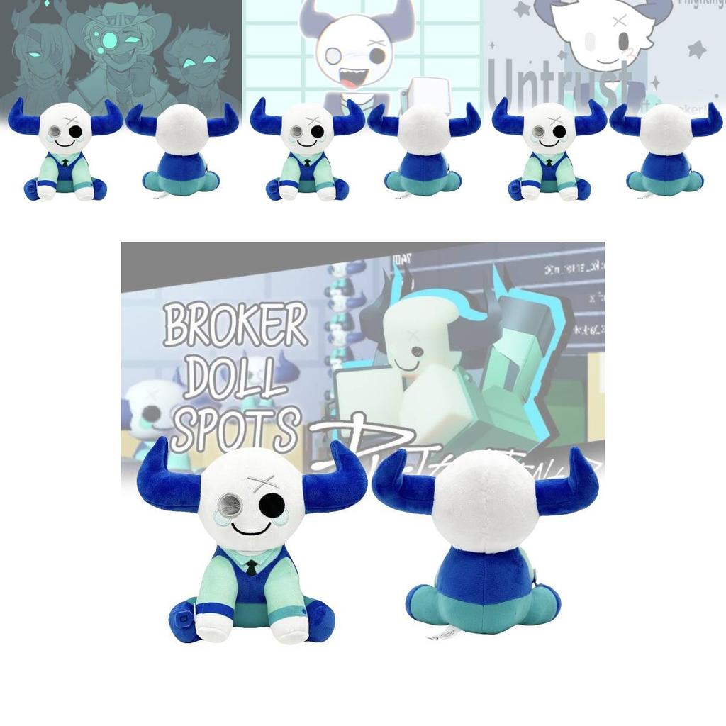 Adorable The Broker Plush Game Merchandise Blue Corner Plush Toy Doll Cuddly Soft