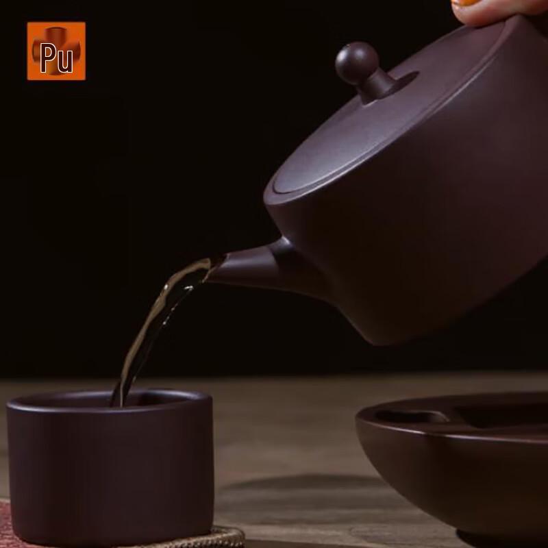 PUSHI Yixing Purple Clay Zisha Teapot