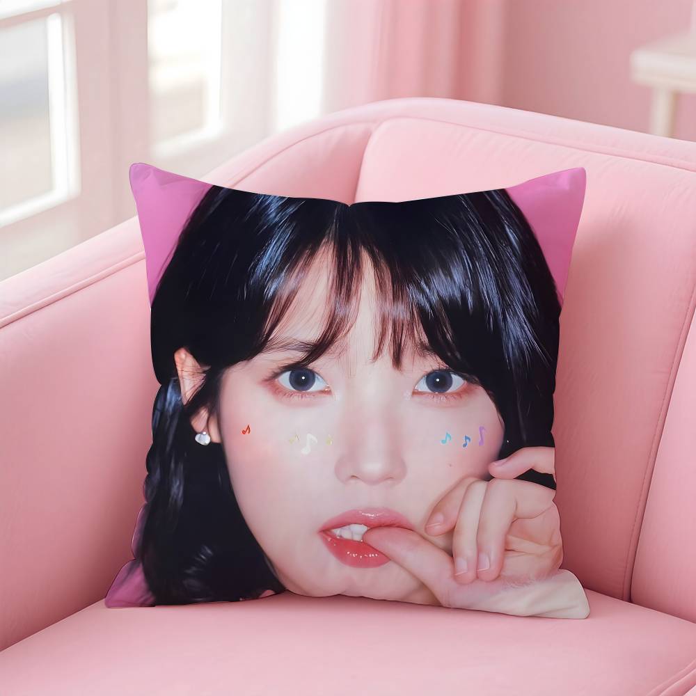 SINGER i-IU Pillow Case pattern printing pillowcase living room sofa cushion cover bedroom room decor