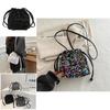 Sparkling Sequin Street Fashion Bucket Shoulder Bag Women's 2024 New Spring Crossbody Bag