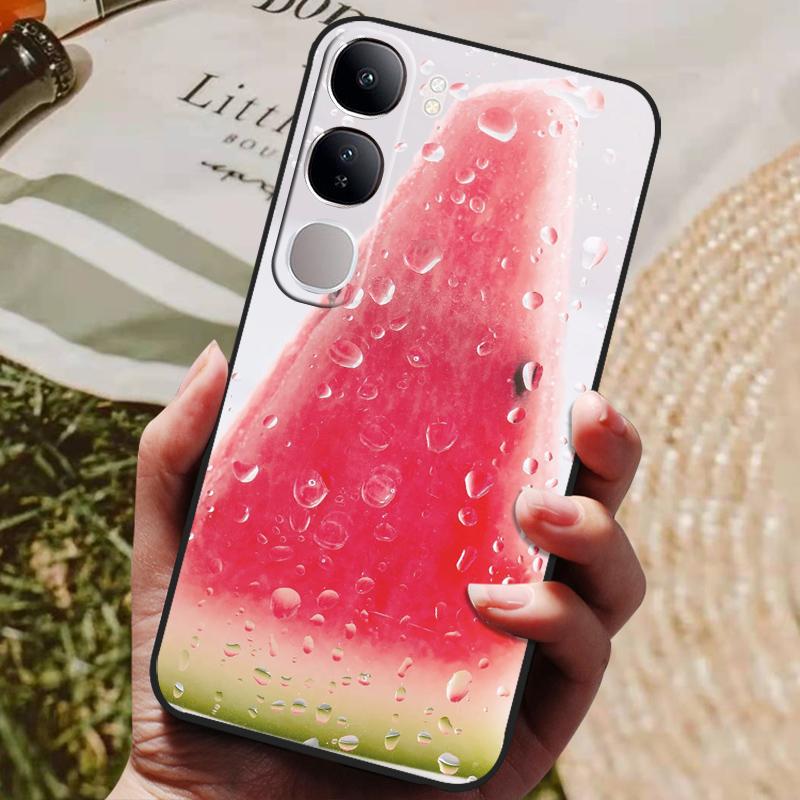 For Vivo V40 Lite 4G 5G V40Lite (IDN) V40E V 40 SE Case Luxury Painted Phone Silicon Back Cover For Vivo Y200 Y300 Cases Shell