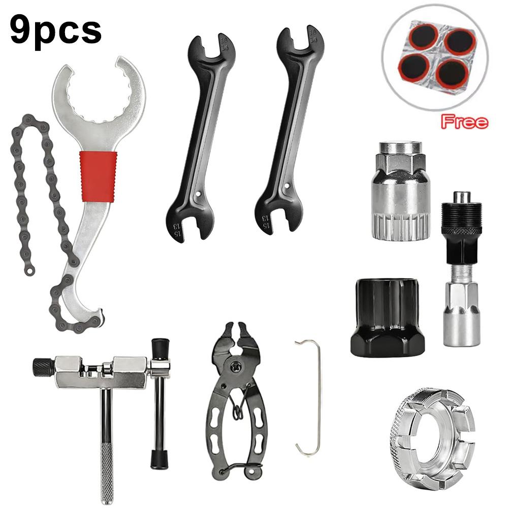 Bike Tool Kit Professional Bike Repair Tools with Cassette Remover Wrench Chain Breaker Cycling MTB Road Bike Maintenance Tool