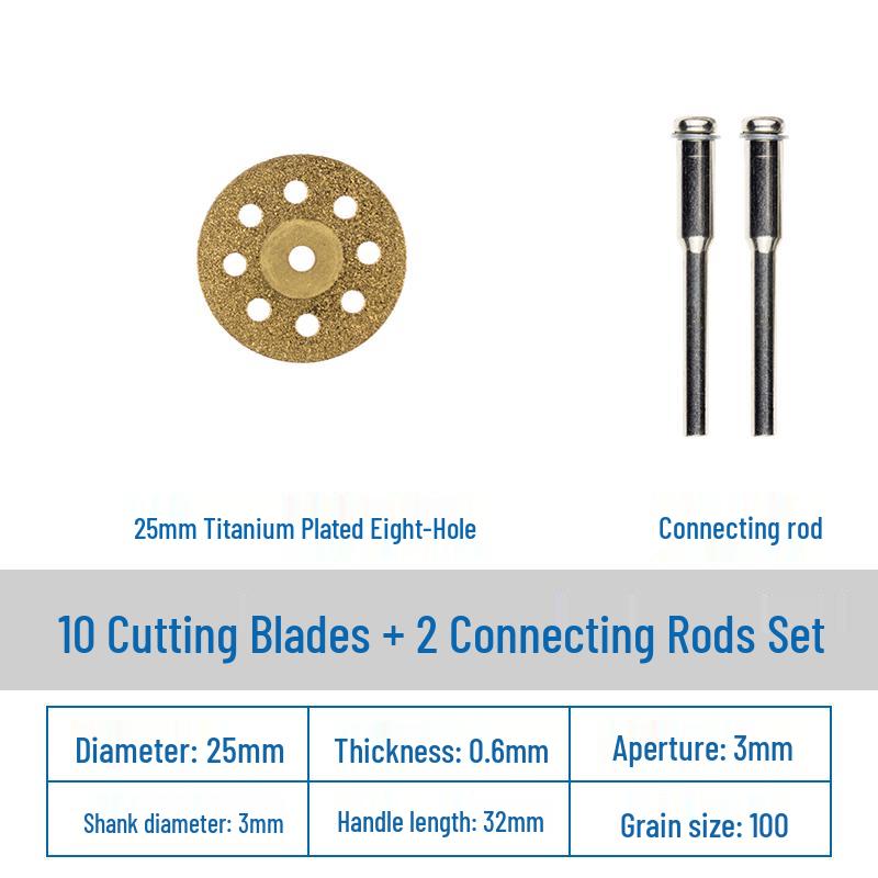 Diamond Cutting Disc for Grout, Jade, Glass, Ceramic; Seam Cleaning Blade for Hand Drill, Small Slice for Wine Bottles.