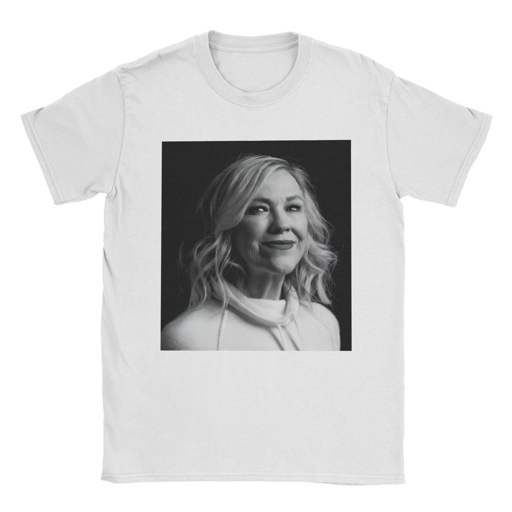 Vintage Catherine Ohara T Shirt Unisex Pure Cotton Vintage TShirts Crewneck Tees Short Sleeve Tops Plus Size