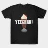 Men Black Print T-shirt Super Large TShirt Yeeghan-milkshake No-Cut Transfer Paper Print Cotton Tshirt