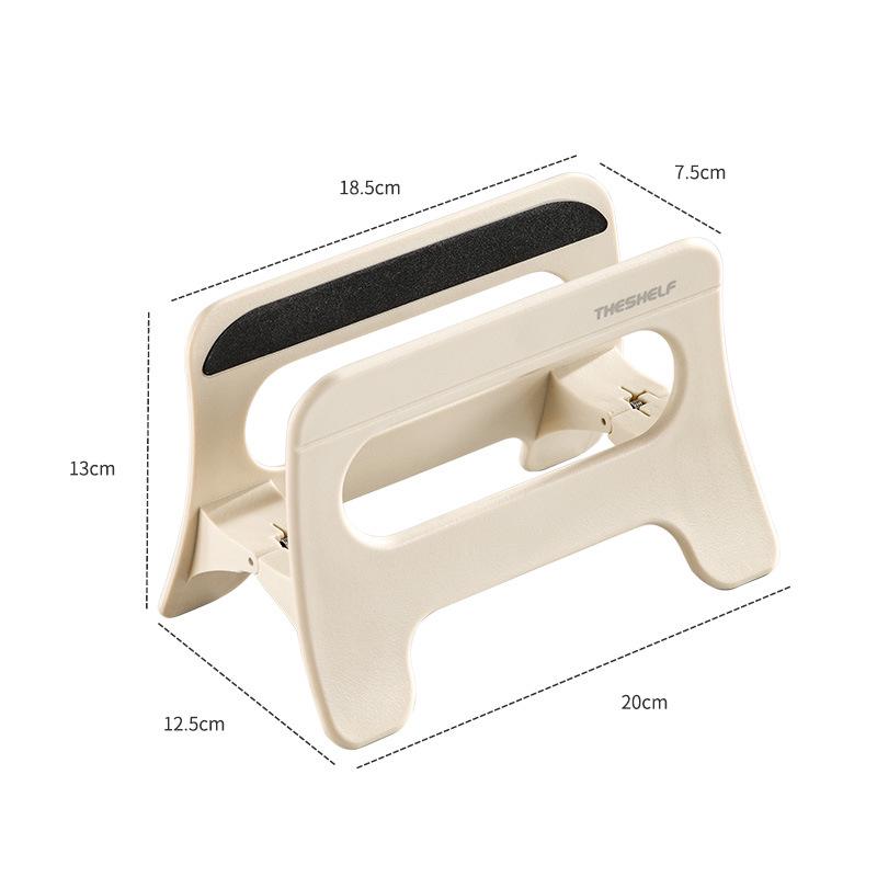 Compact Kitchen Countertop Pot Lid Holder & Draining Rack