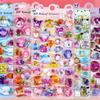 Kawaii Kuromi Pochacco Cinnamoroll Crystal Stickers Sanrio 3D Relief Decals Cute Decorative Stationery Planner Phone Case