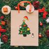 8/16Sheets Christmas Puzzle Stickers Santa Snowman Xmas Tree Make a Face Sticker Kids Party Favors Toy Gift New Year Decoration