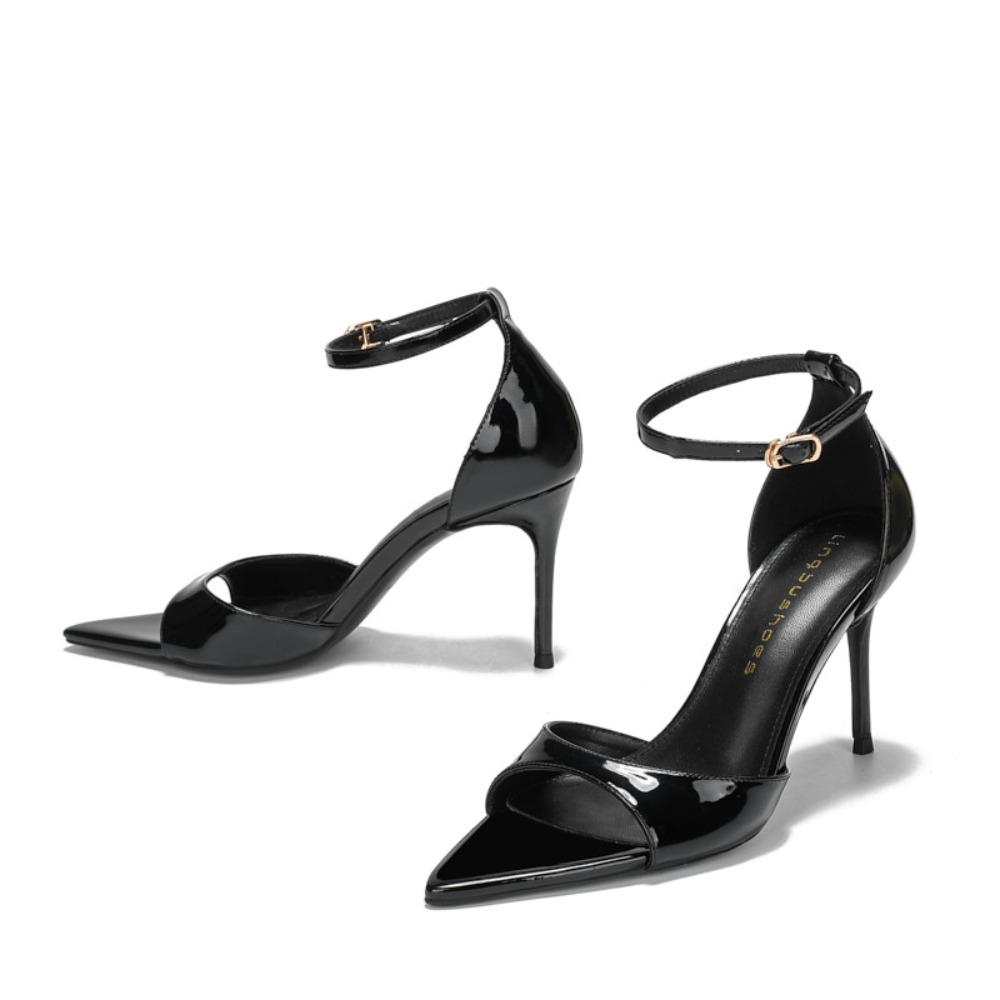 Leopard Print Women's Sandals Simple Versatile High Heels Fashion Summer Women's Shoes