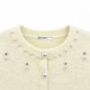 Ggpx New York Pearl Angora Fur Knit Cardigan Gq9kg019f