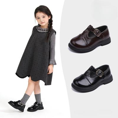 Neue Mädchenschuhe - Kinder Weichsohlige Retro Runde Zehen Flache Schuhe