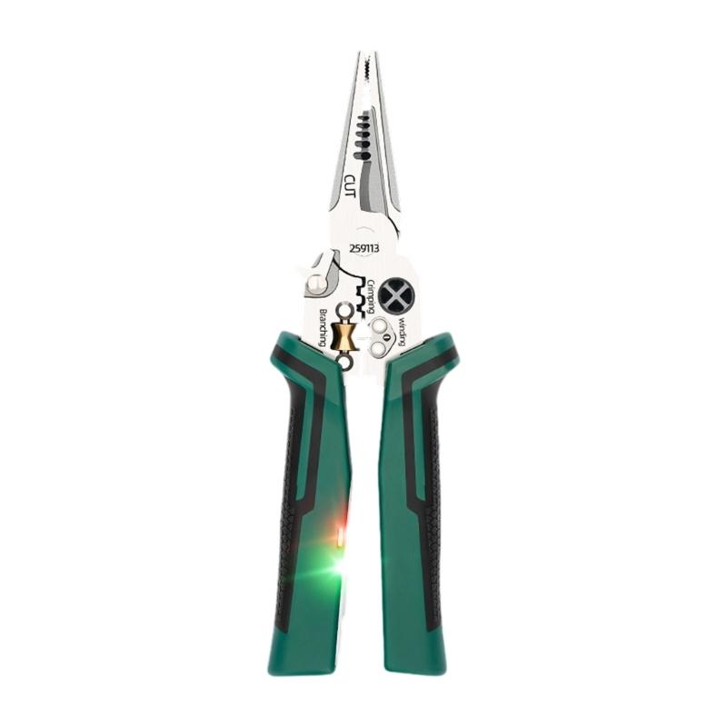 

Multipurpose Electrician Pliers with Voltage Testing Function Stainless Steel Construction for Secure Wiring 1