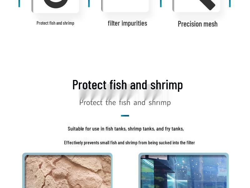 Stainless Steel Fish Tank Inlet Protector Filter Mesh