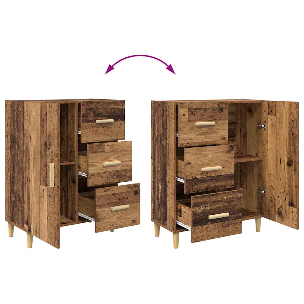 Highboard Reclaimed Wood 69.5 x 34 x 180 cm Particle Board