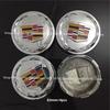 4pcs 83mm Sliver Color ABS Car Wheel Center Hub Caps Cover Emblem Fit for Escalade Steel Wheel Hub Cover Oem 9595891