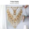 Handmade Indian Dream Catcher Feather Wind Chime - Creative Wall Hanging for Bedroom or Homestay Decoration
