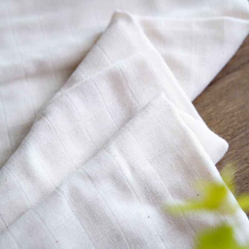 Stark karierte doppelwandige gekämmte Baumwollgaze Kleidung