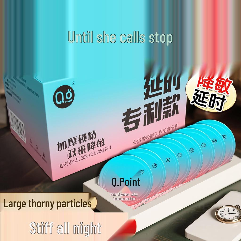 Q-spot Extra Thick Long-Lasting Condoms Set
