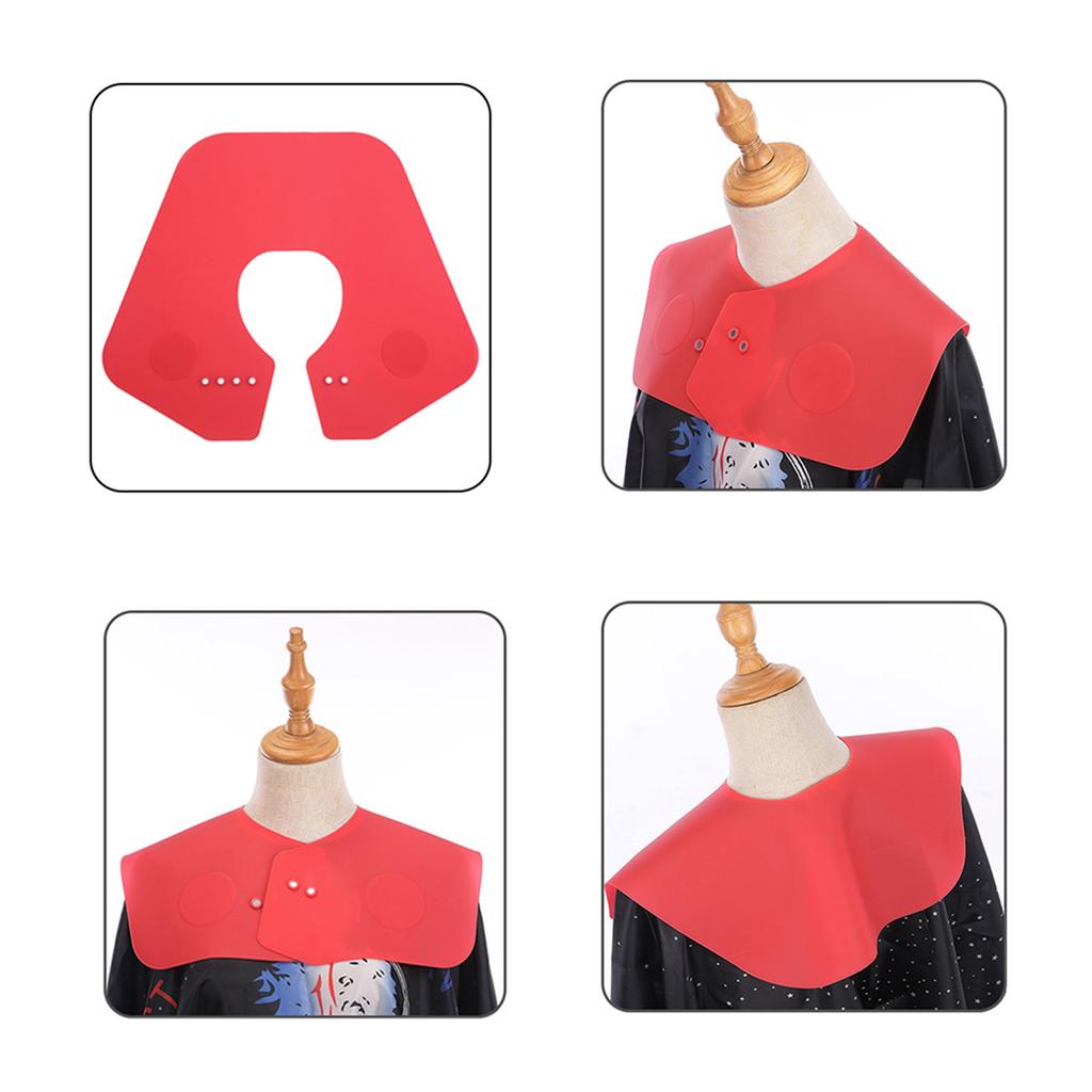 Hair Dyeing Shawl Water Resistant Oil Resistant Silicone Hair Dye Hairdressing Cape for Hair Salon