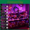 20m Led 200 With 8 Lighting Modes Halloween Decoration Hanging String Light