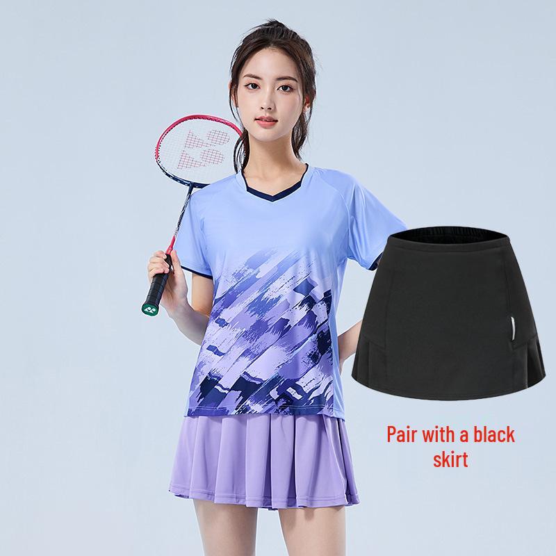 Guangzhou Quick-Dry Badminton & Table Tennis Training Short Sleeve Uniform for Men & Women