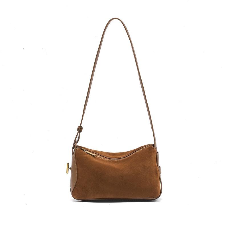 

Ретро матовая замшевая сумка новая нишевая сумка подмышку универсальная трендовая сумка-мессенджер