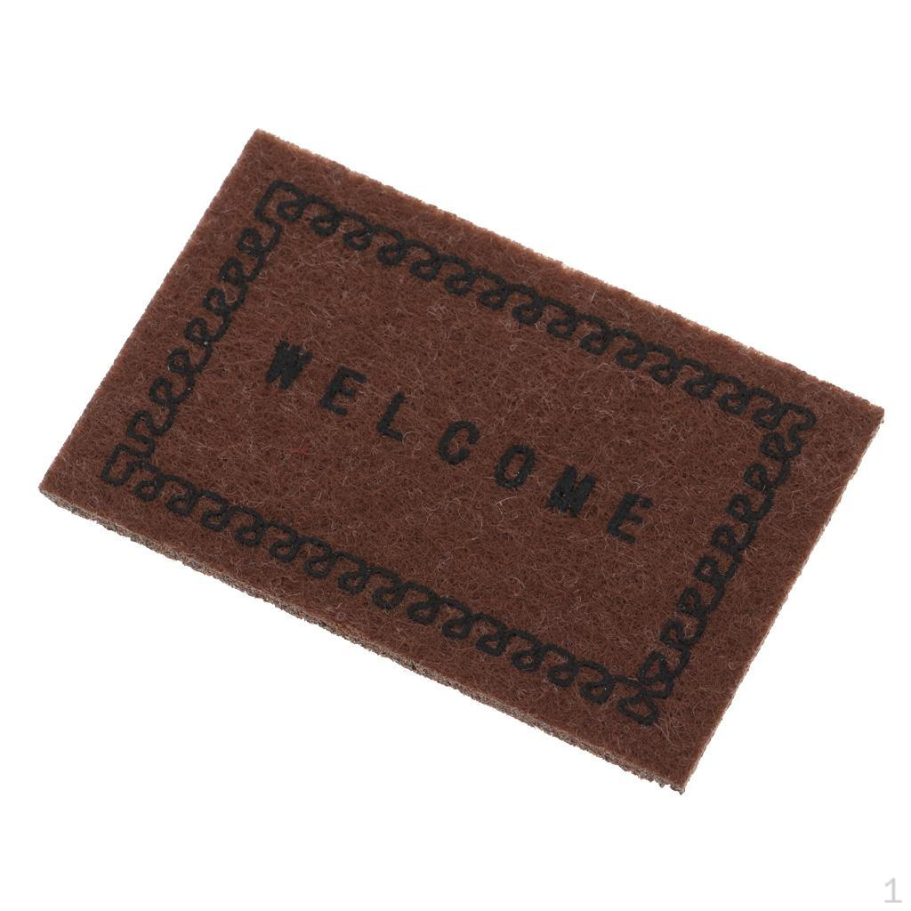 

Ласкаво просимо. Килимок для дверей. Килимок для підлоги/12 аксесуарів для лялькового будиночка