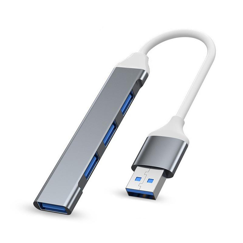 Mini Usb Type C Hub 4Port Adapter Usb3.1Multi Splitter 4In1 Docking Station Ultraslim Superspeed Aluminum For Computer Laptop Pc