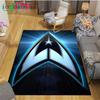 Fashion Famous Films S-Star-T-Trek Carpet Living Room Bedroom Bedside Mat Fashion Floor Mat Area Rug Door Mat Bedroom Decoration
