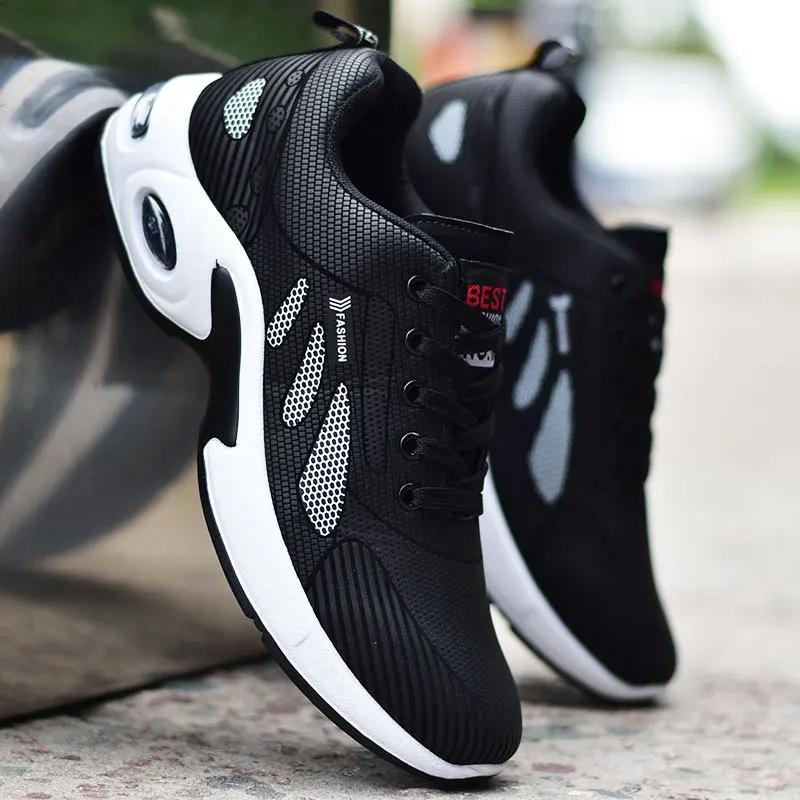 Nový trend Ležérní Tenisky Mužské Odpružení Venkovní Běh Pánské Boty Protiskluzové Sportovní Pánské Boty Velká velikost 38-47 Zapatillas Hombre