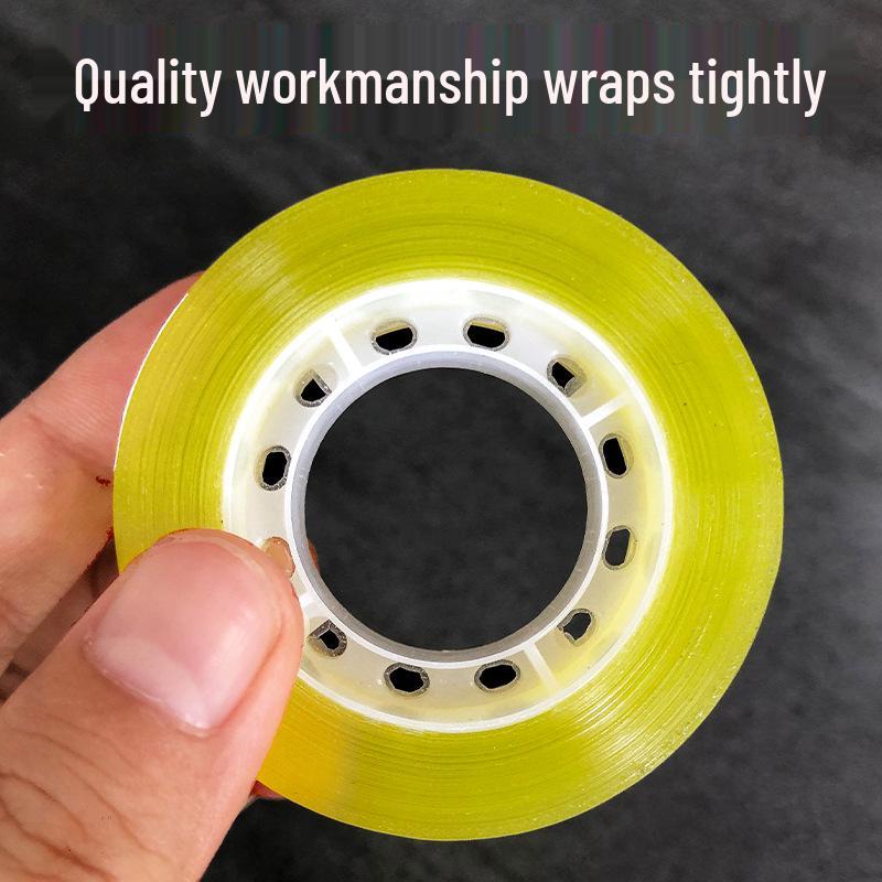 Small Transparent Tape for Office & Art, 0.8/1.8cm, Ideal for Students & Crafts.