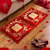 Red Wedding Kneeling Cushions for Newlyweds: Perfect for Blessings, Tea Ceremony, and Traditional Kowtow Rituals.