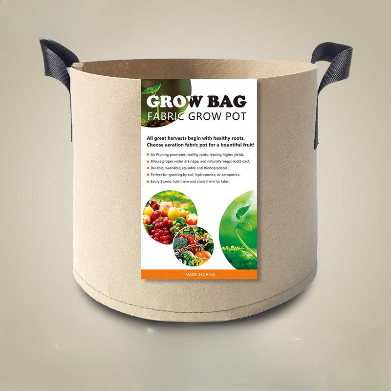 Amazon Growing Bags Thickened Felt Planting Bags Gallon Bags Non-woven Tree Planting Bags