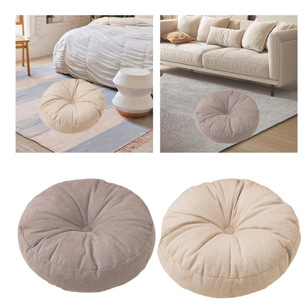 Tatami Floor Pillow Seat Cushion Portable Booster Seat Pad Furniture Floor Cushion Pad for Office Bedroom Prayer Adults Kids