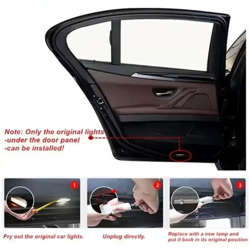 For BMW LED welcome light 1 series F40 2020-3 series G20 G21 320I320Li325i325i330I330Li2019-/8 series G29 Z4 2019-/X7 G07 2019-