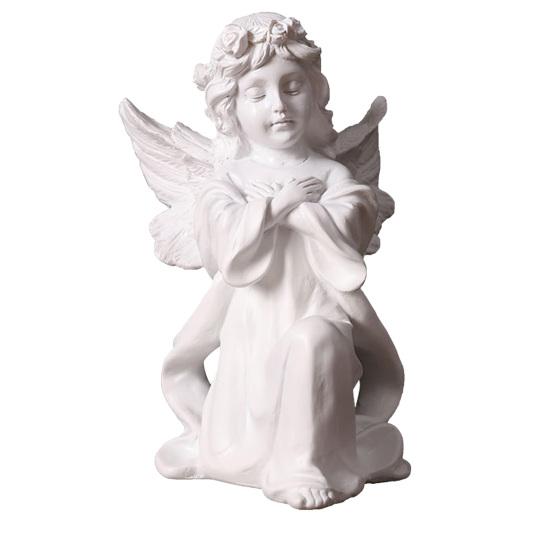 Estatua de Ángel de la Guarda Resina Figura de Ángel Pequeño Recuerdo Curación Simpatía Regalo para Estante Hogar Sala de Estar Escritorio Oficina Decoración